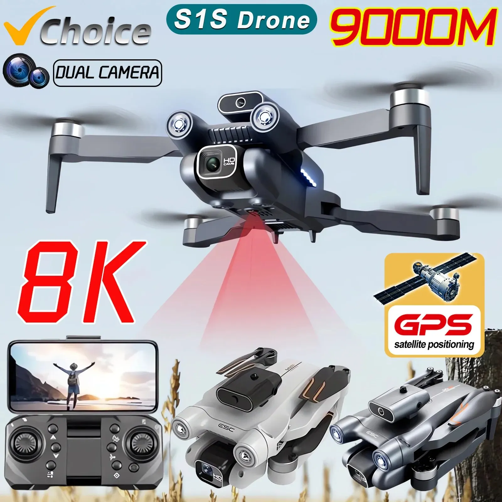 Gps Module Drone - Nieuwe S 1S 5G Gps Drone