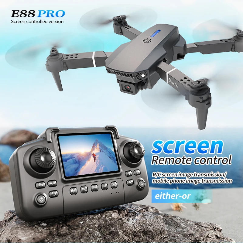 Drone Rc E88 Pro - Professionele E88 PRO Drone met scherm