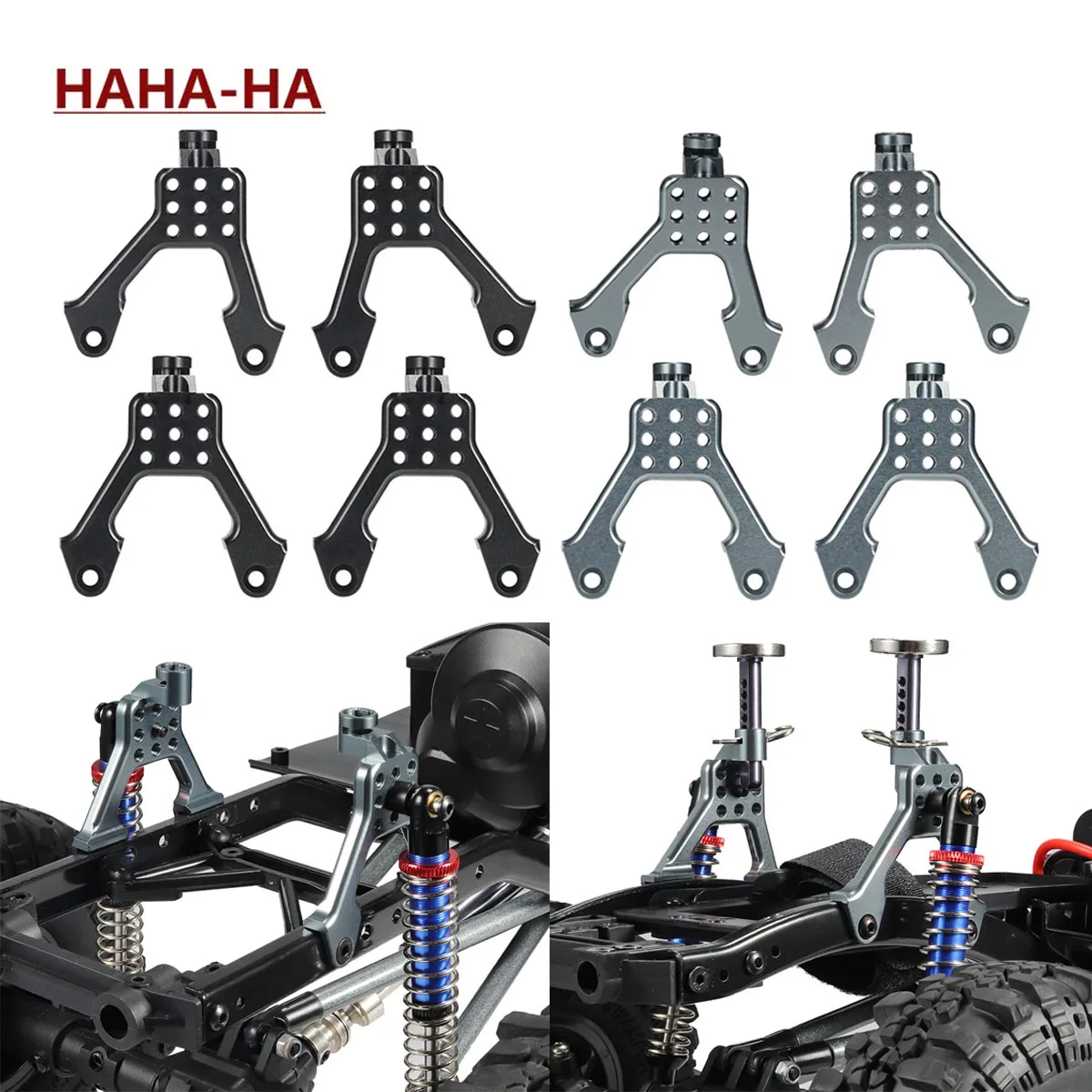 Rc Rock Crawler - 4 Stuks Aluminium Voor Achterste Schokdemper