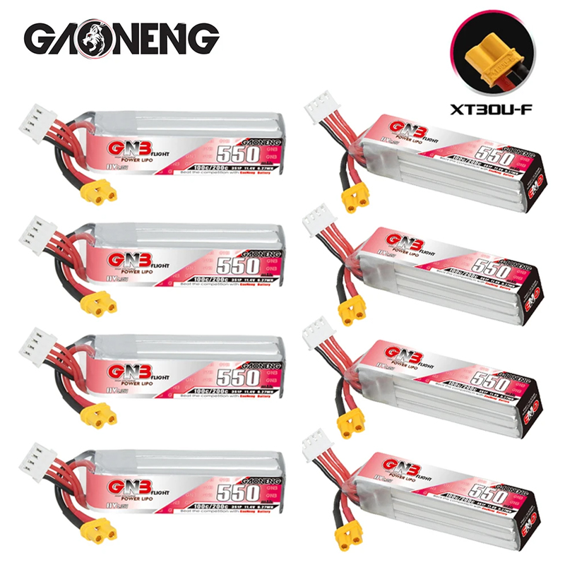 Drone Lipo Battery - GNB HV 11.4V 550mAh 100C/200C Lipo