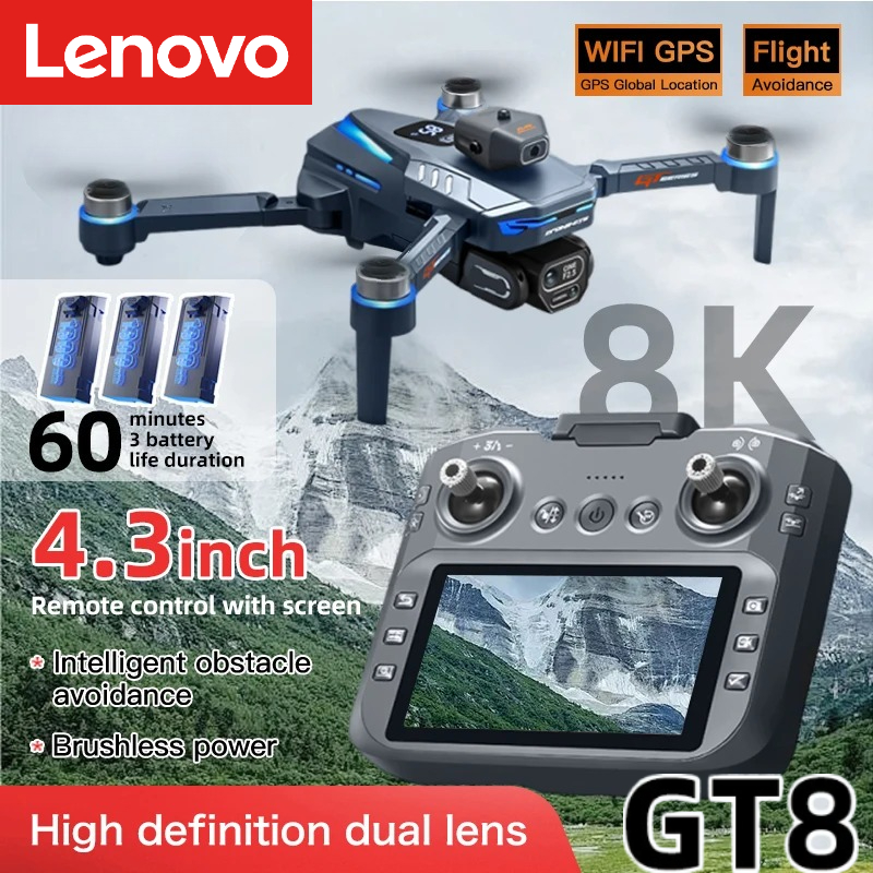Drone Rc Folding - Lenovo GT8 Drone 8K Professionele Dual