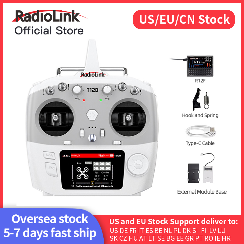 Drone Rc Transmitter And Receiver - Radiolink T12D ELRS 12-kanaals zender, ontvanger