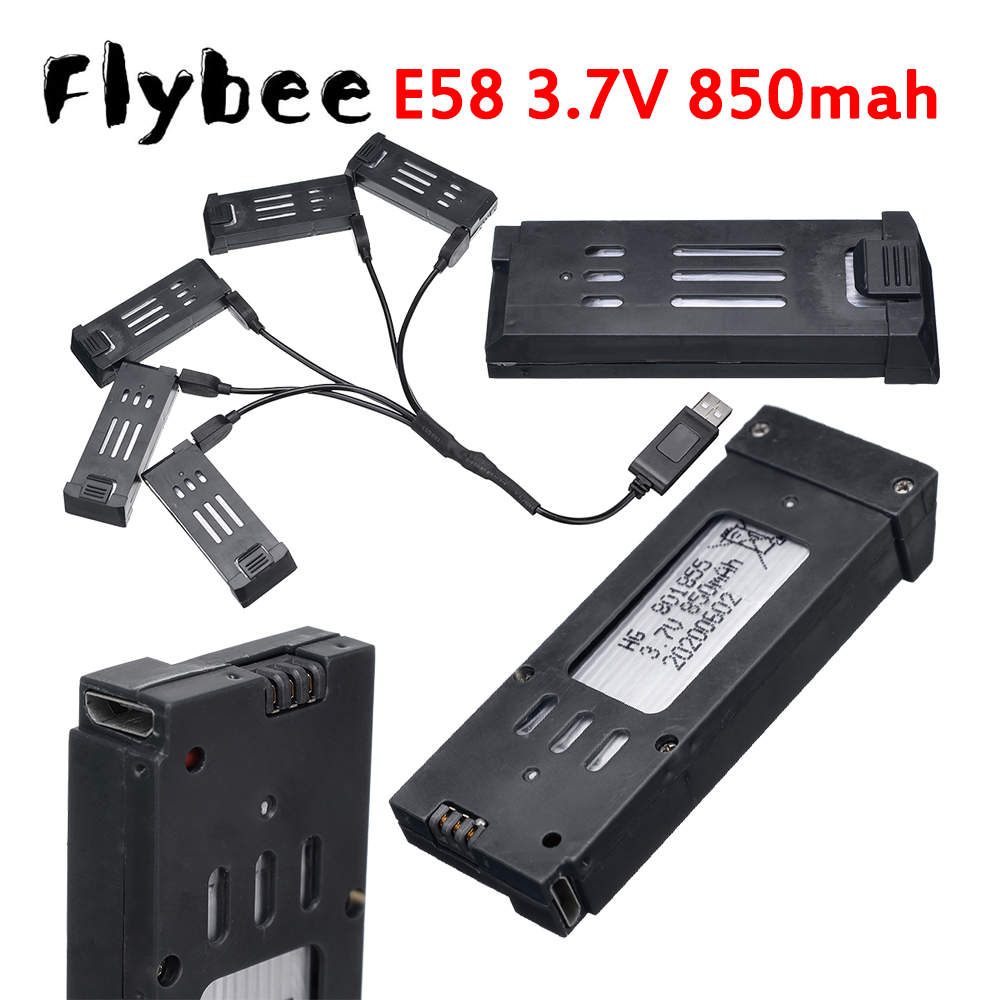 Drone Lipo Battery - 3.7V 850mAh RC Drone Batterij voor