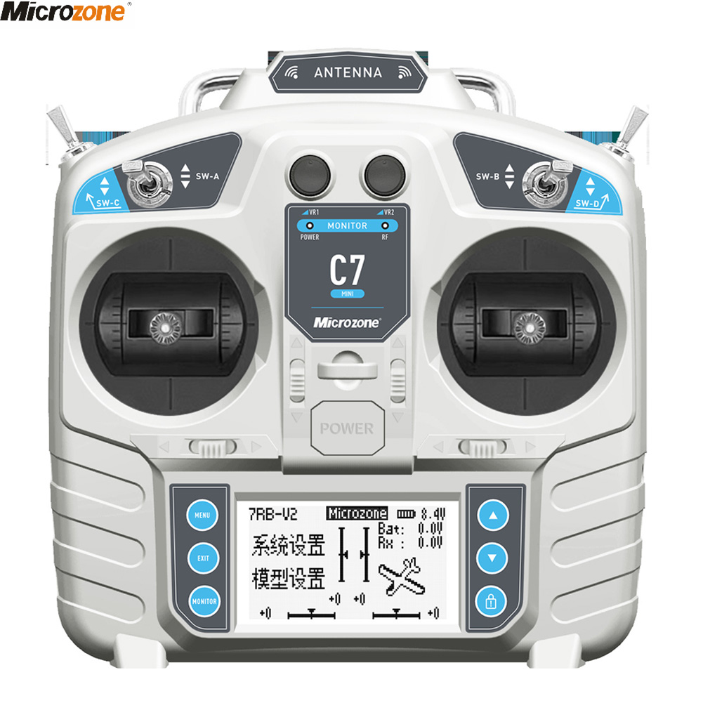 Drone Rc Transmitter And Receiver - MicroZone MC7 Controller C7 MINI Zender
