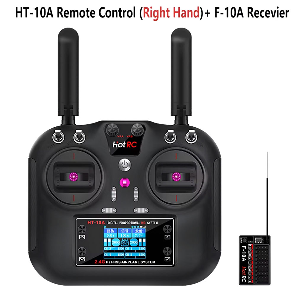 Drone Rc Transmitter And Receiver - Hotrc HT-10A 2.4G 10CH zender F10A