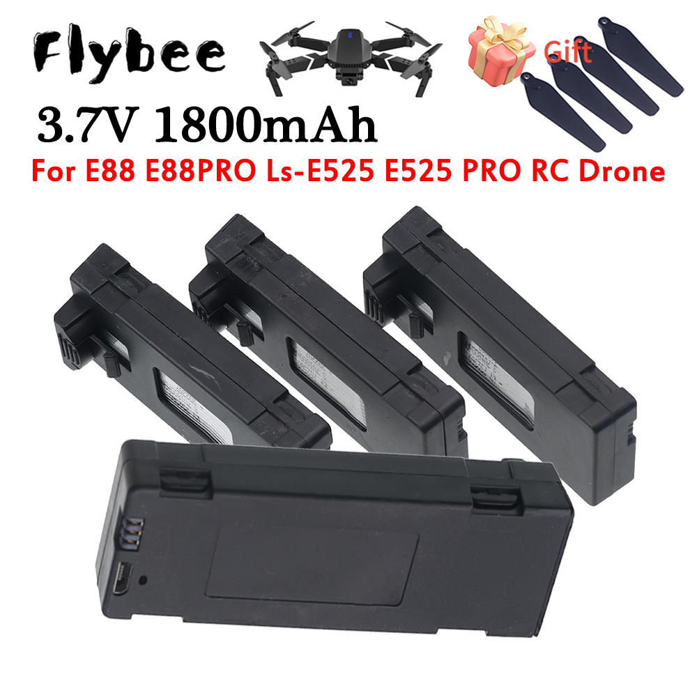 Rc Drone E88 - Voor E88 Batterij Oplaadbare Batterij 3.7V