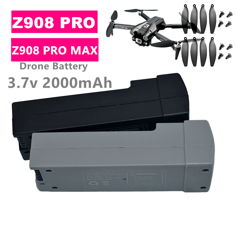 Drone Lipo Battery - Z908 PRO Drone Batterij 3.7v 2000mah