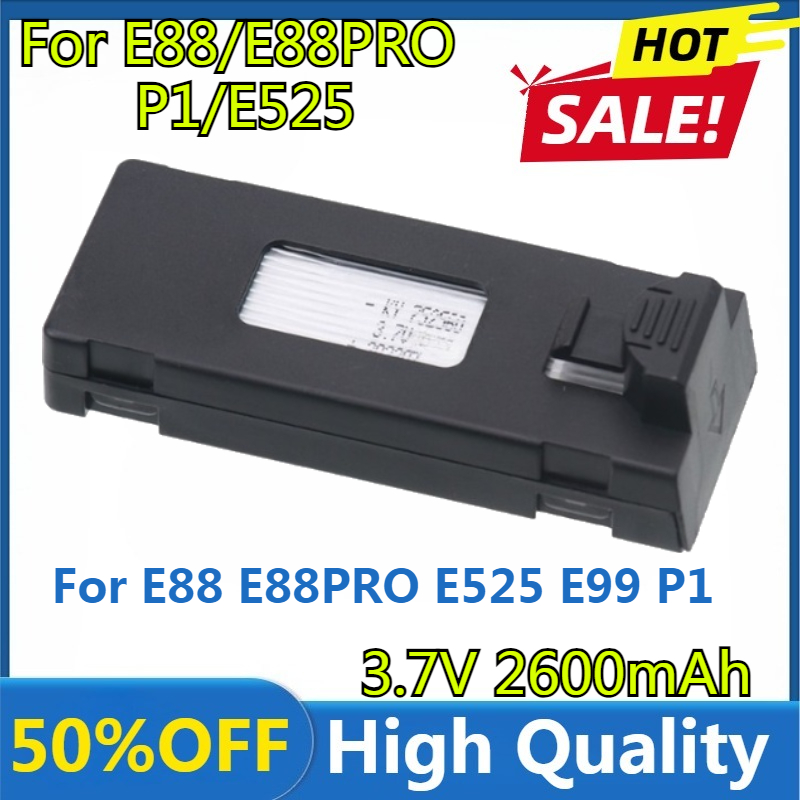 Drone Rc E88 Pro - E88 Batterij 3.7V 2600mAh Lipo Batterij