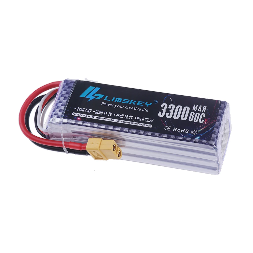 4S LiPo Batterij 14.8V 3300mAh - Drone Lipo Battery recensie en prijs