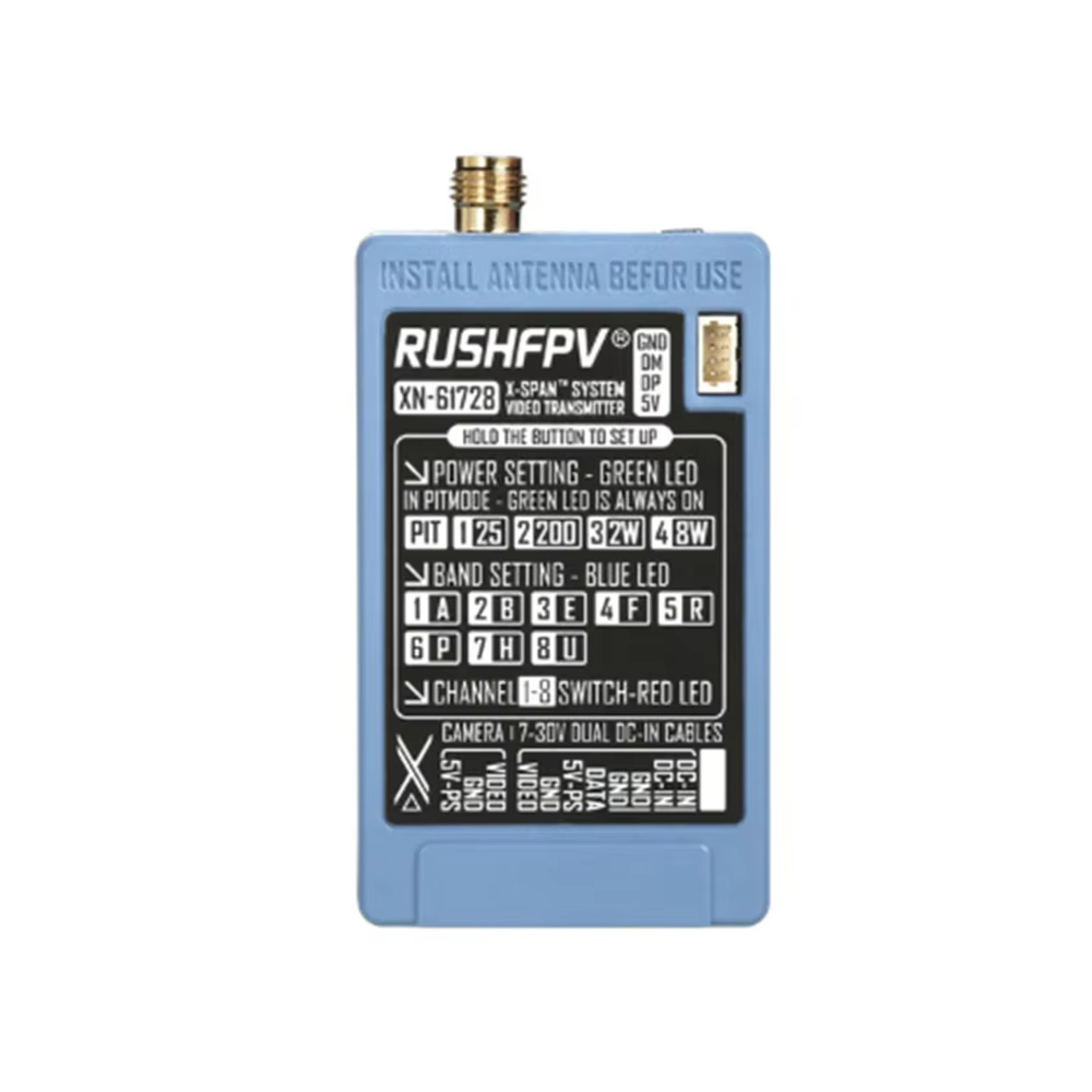 RUSHFPV 6.1‑7.2G 8W X61728 VTX - Drone Rc Transmitter And Receiver recensie en prijs