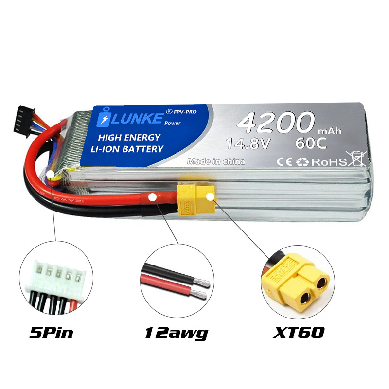 Lipo-batterij 2S 7.4V 5000mAh  - Drone Avion Rc recensie en prijs
