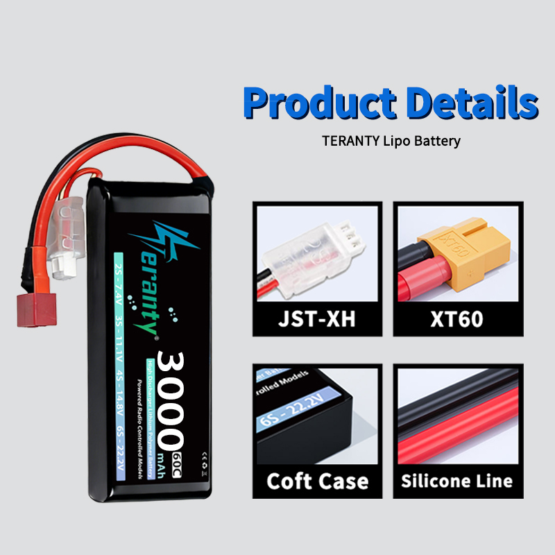 TERANTY 2S 3000mAh Lipo Batter - Drone Lipo Battery recensie en prijs