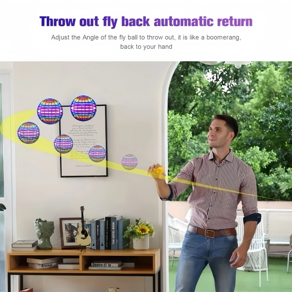 Flying Orb Boomerang Ball LED- - Drone Ball Rc recensie en prijs