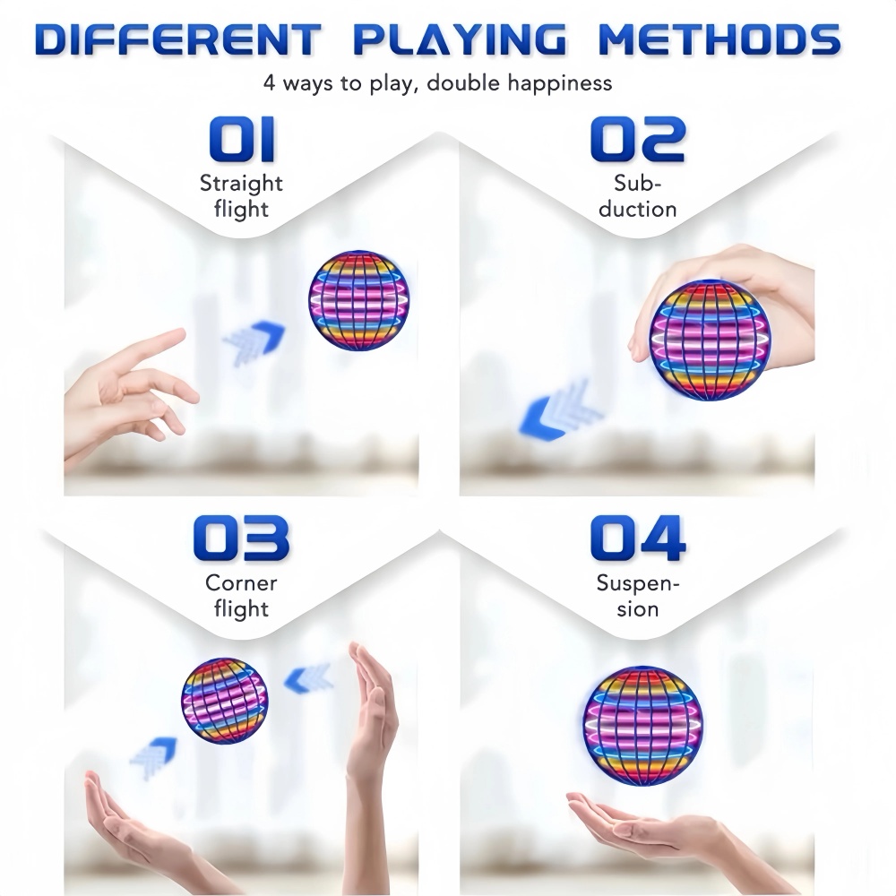 Flying Orb Boomerang Ball LED- - Drone Ball Rc recensie en prijs