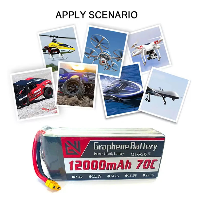 12000mAh 6S 22.2V 70C RC Lipo  - Drone Rc Game recensie en prijs