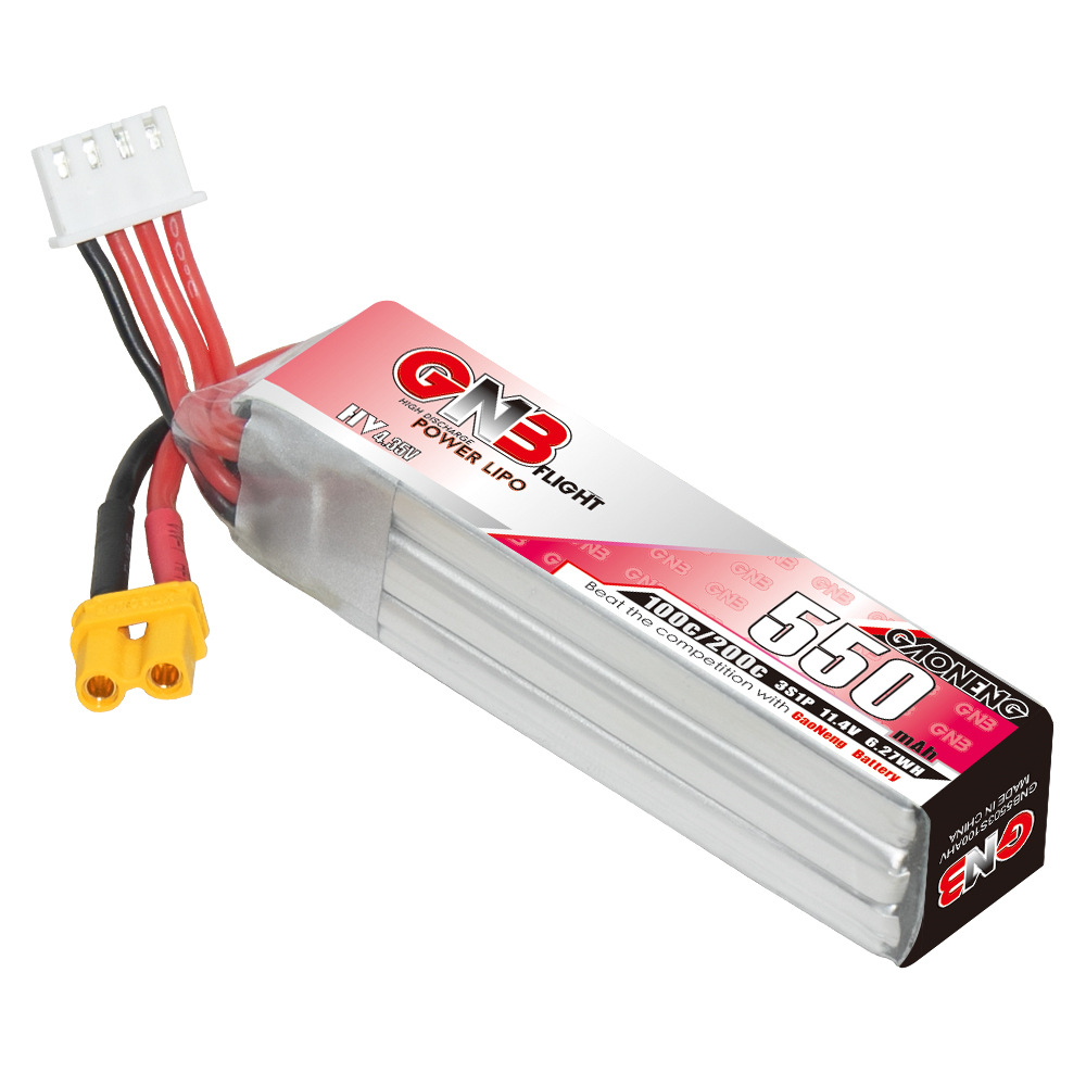 GNB HV 11.4V 550mAh 100C/200C  - Drone Lipo Battery recensie en prijs