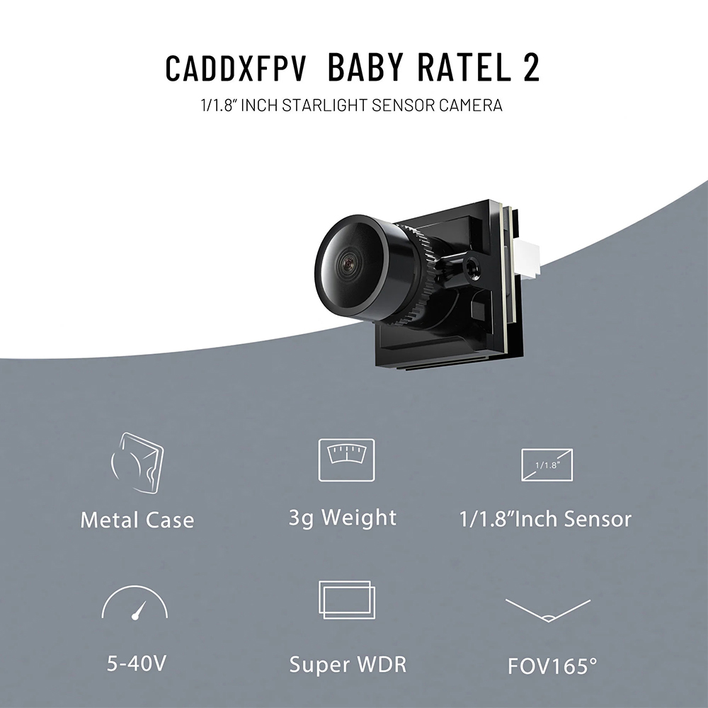CADDX Micro FPV-camera Ratel 2 - Drone Rc With Camera recensie en prijs