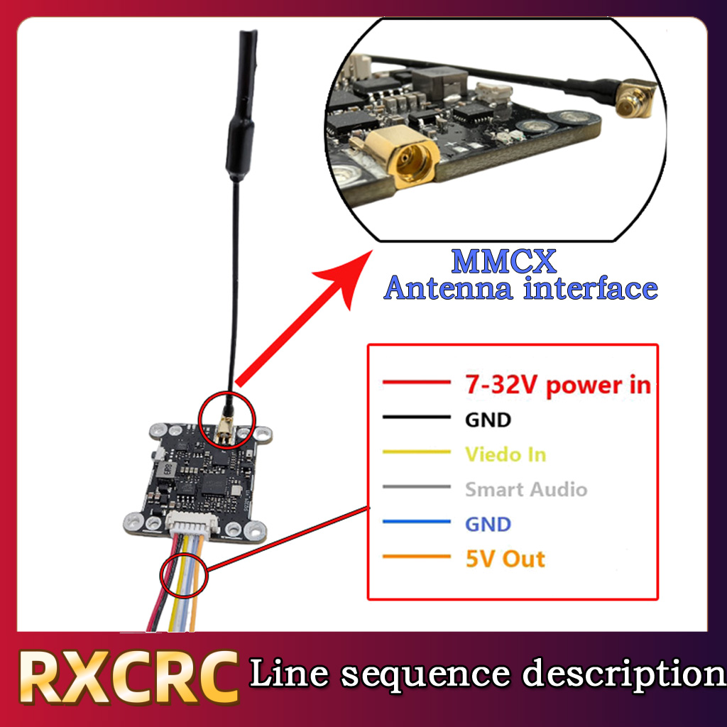 RXCRC 5.8G Module 48CH 1.6W VT - Drone Rc Transmitter And Receiver recensie en prijs