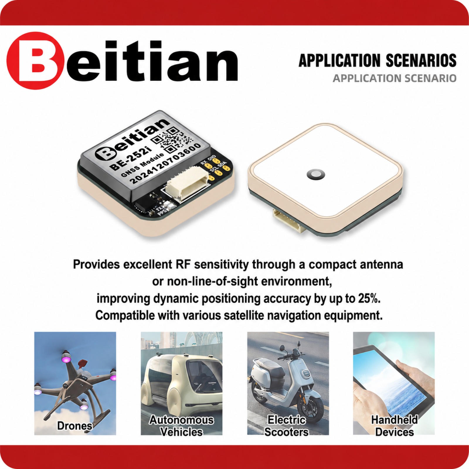 Beitian M10 Triple Mode GNSS-k - Gps Module Drone recensie en prijs