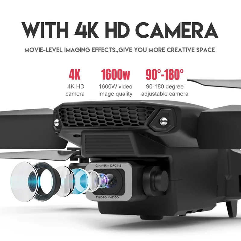 E88 ProIntelligent Opvouwbare  - Rc Drone E88 recensie en prijs