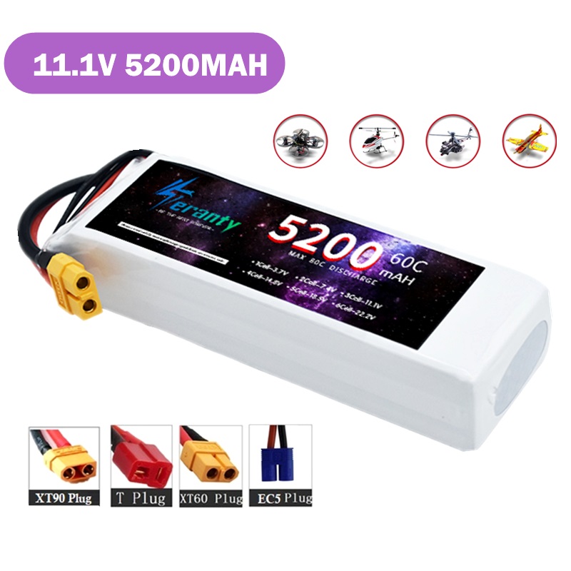 TERANTY 3S 5200MAH 60C batteri - Drone Avion Rc recensie en prijs