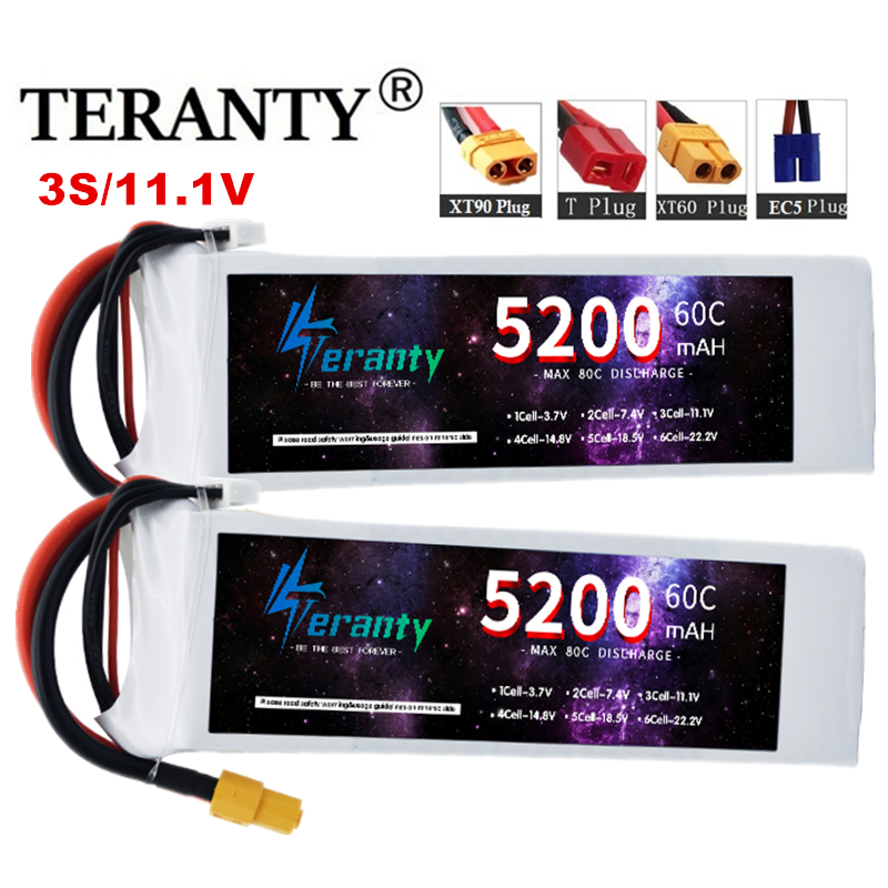 TERANTY 3S 5200MAH 60C batteri - Drone Avion Rc recensie en prijs