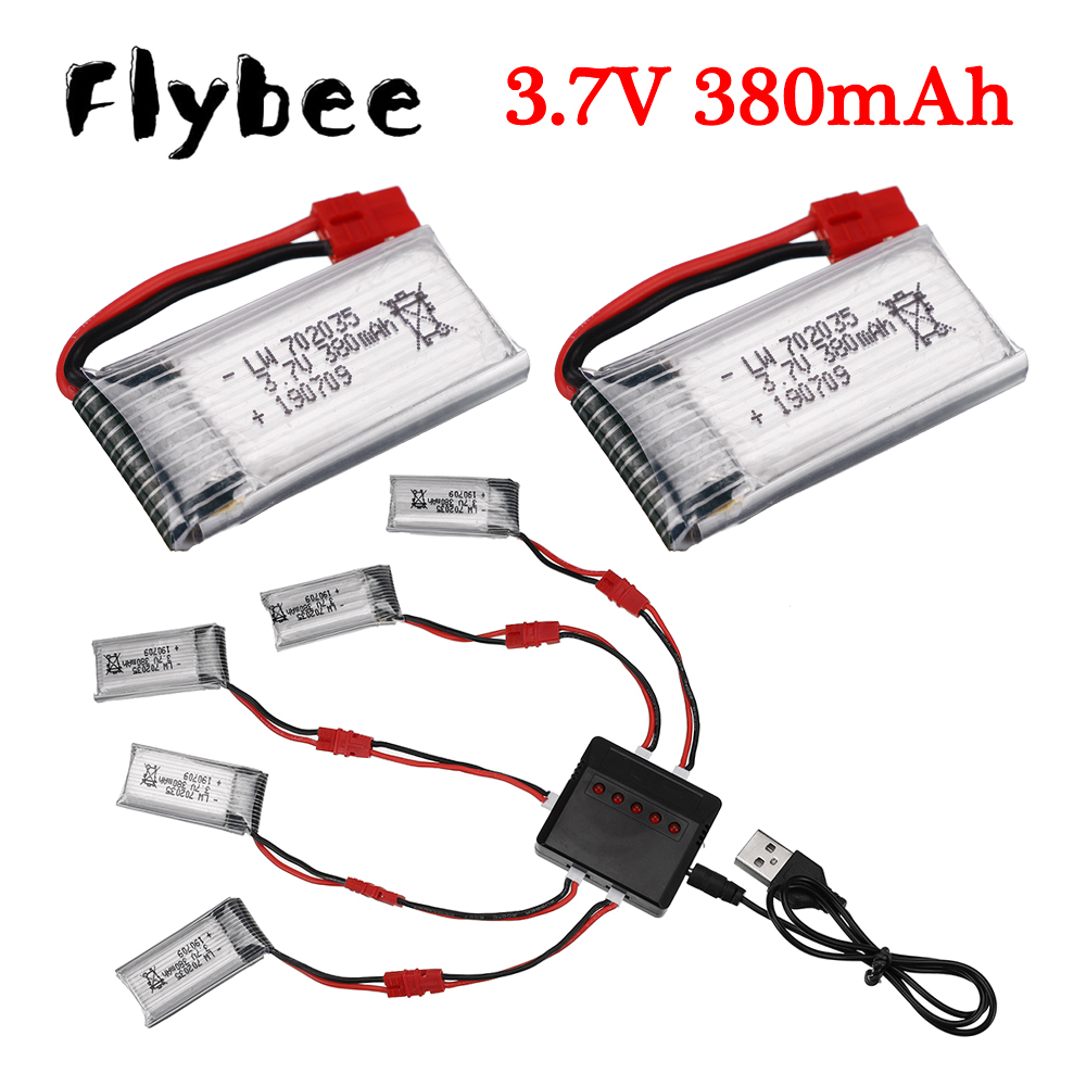 3.7V 380Mah Lipo Batterij Met  - Drone Lipo Battery recensie en prijs