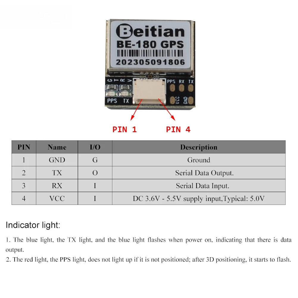 1/2/5PCS Beitian BE-180 GPS Mo - Gps Module Drone recensie en prijs
