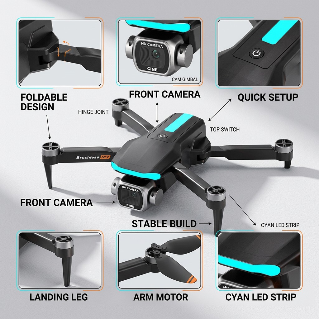 Nieuwe M7 RC Drone Professione - Drone Udi Rc recensie en prijs