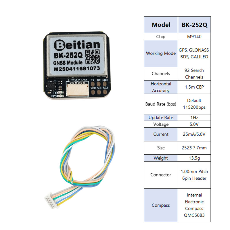 Beitian BK-252Q GPS GNSS Modul - Gps Module Drone recensie en prijs