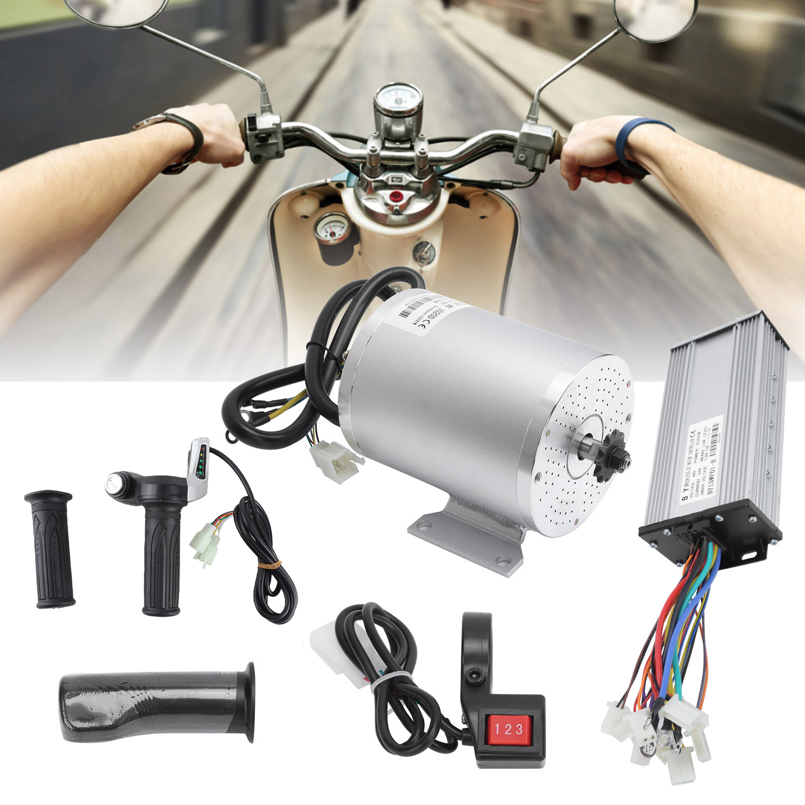 48V 2000W Borstelloze Motorcon - Brushless Motor recensie en prijs