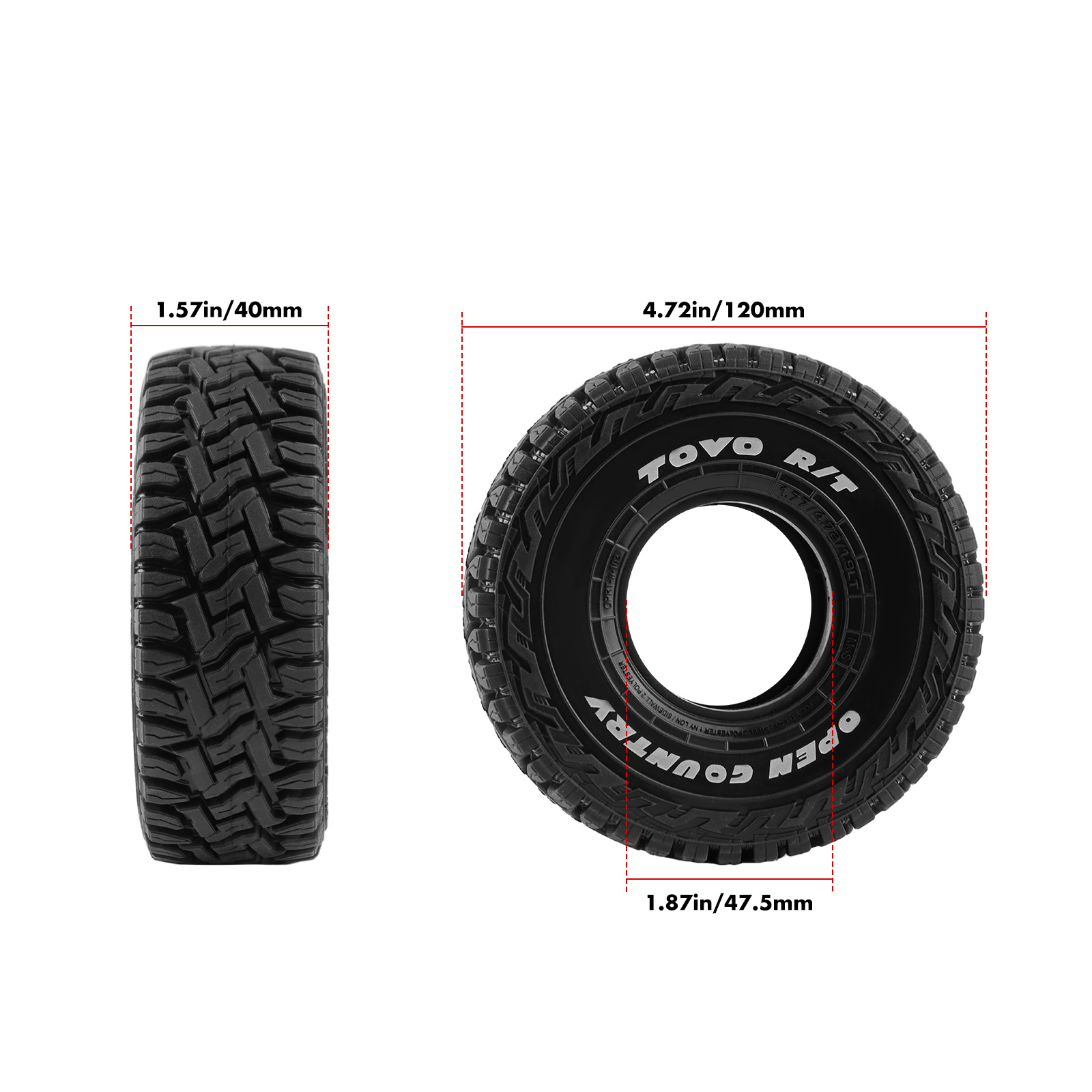 1,9 inch RC Rock Crawler-bande - Rc Rock Crawler recensie en prijs